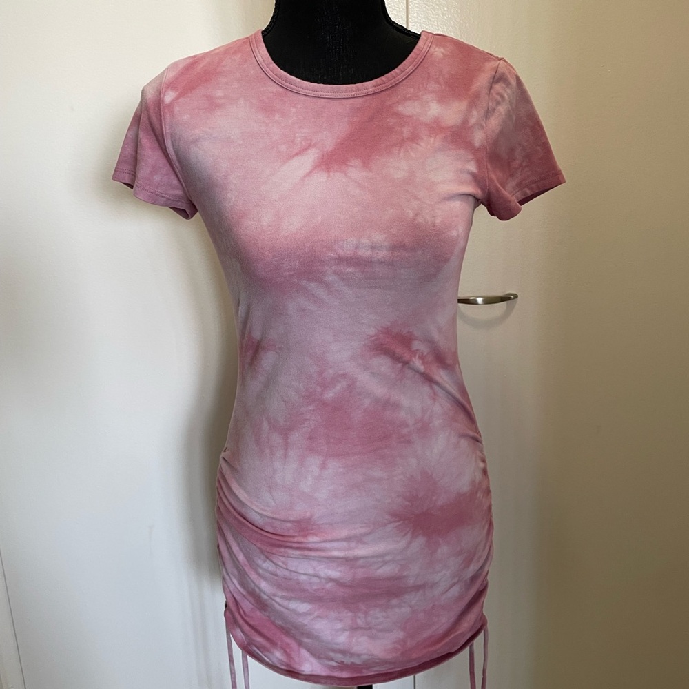 Pink Tie-Dye Women's Top